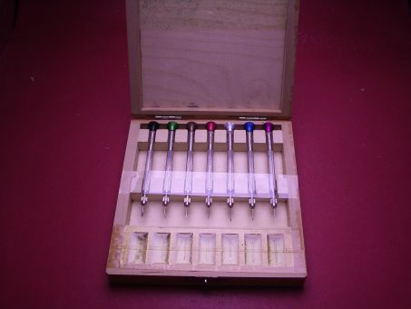 Schraubendreher-Set, Bergeon, Swiss made, 130 -> 50, gebraucht 