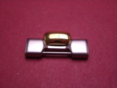 Longines Armband-Ersatzglied, Stahl/Gold, 18,8mm 