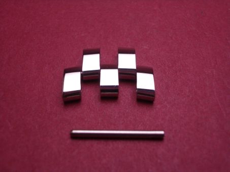 Longines Armband-Ersatzglied, Stahl, 16mm, für Dolce Vita, Ref. L.5.502 