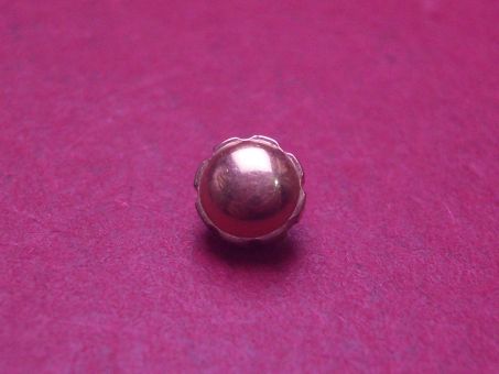 Uhrenkrone, rosé, Ø 5,1mm, Höhe 4,0mm, Gewinde 0,9mm 
