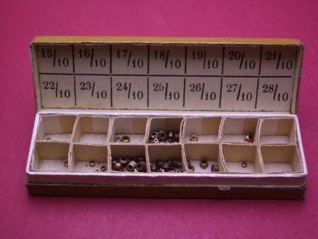 100 Schraubkappen für Taschenuhrbügel 