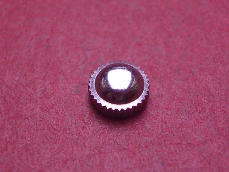 Uhrenkrone, weiß, Ø 5,1mm, Höhe 2,8mm, Gewinde 0,9mm 