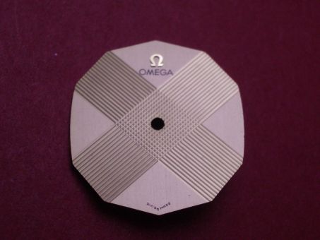 Omega Zifferblatt, ca. 20,0mm x 21,8mm, gold 
