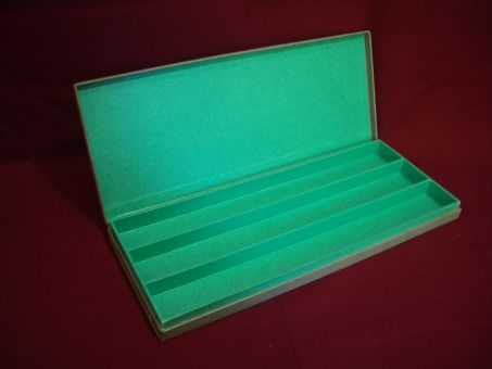 Aufbewahrungs-, /Transport- / oder Sortierbox, 35cm x 14cm x 2,5cm, 3 Fächer, gebraucht 