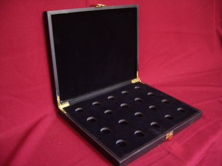 Aufbewahrungs-, /Transport- / oder Sortierbox, 30cm x 24,5cm x 4cm, 20 Fächer Ø 24mm, gebraucht 