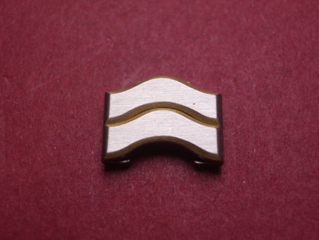 Ebel Armband-Glied Link, 10,0 mm breit  Stahl/Gold, flach 