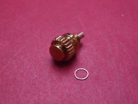 Drücker passend für Rolex Daytona, Stahl vergoldet, Ø 5,6mm 