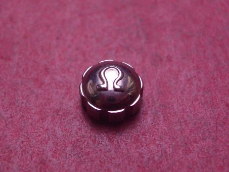Omega Krone, Stahl, Ø 5,0mm, Höhe 2,9mm, Gewinde 1,0mm 