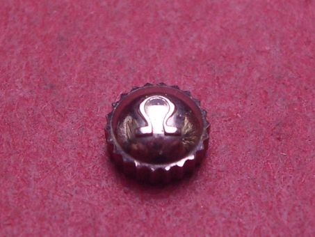 Omega Krone, Stahl, Ø 5,0mm, Höhe 2,5mm, Gewinde 0,9mm 