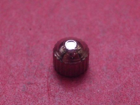 Omega Krone, Stahl, Ø 3,9mm, Höhe 3,4mm, Gewinde 0,9mm 