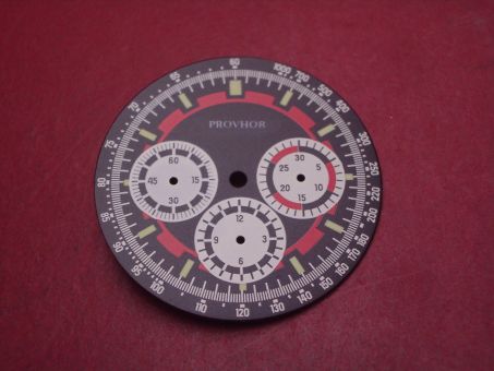 Valjoux 72 Chronographen-Zifferblatt Durchmesser: 35,9mm 