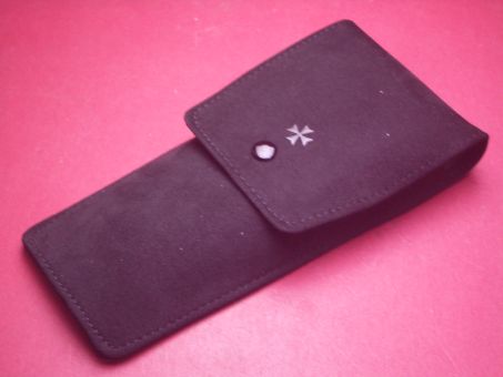 Vacheron Constantin Uhren-Beutel aus Microfaser mit Umkarton, schwarz, neu 