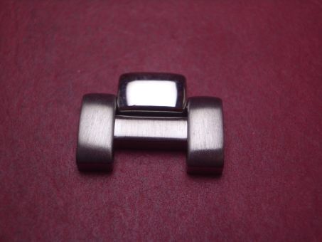 Cartier Armbandglied zur Schließenbefestigung 12h, Stahl, 18mm, für Pasha 35mm & 38mm, techn. Ref. 1040, 1030, 1352, 1032, 1050, 2342, 2113, 2378, 2388 & 2379, neu 