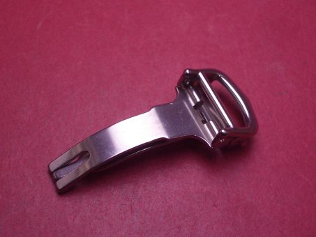 Cartier Faltschließe, Stahl, 16mm, neu 
