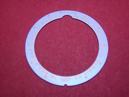 Swatch Lünette, Ø 28,9mm, Farben: gold, blau, gebraucht 