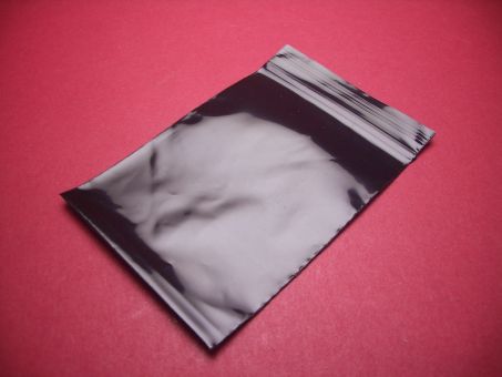 Lichtundurchlässige Druckverschlusstüte, 6cm x 8cm 