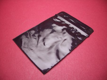 Lichtundurchlässige Druckverschlusstüte, 5cm x 6,5cm 