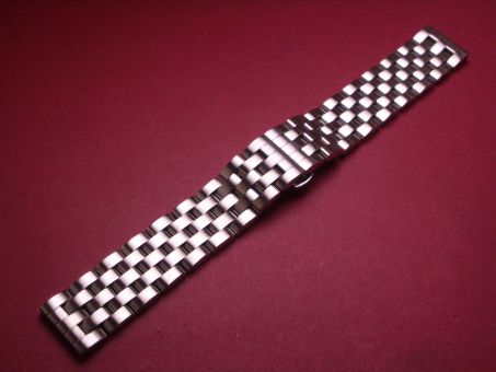 Metall-Uhren-Armband, 20mm, mit Faltschließe 