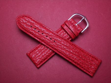 Leder-Armband 22mm Farbe: rot 