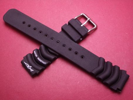 Kautschuk-Armband, 20mm, Farbe: schwarz, XL-Länge 