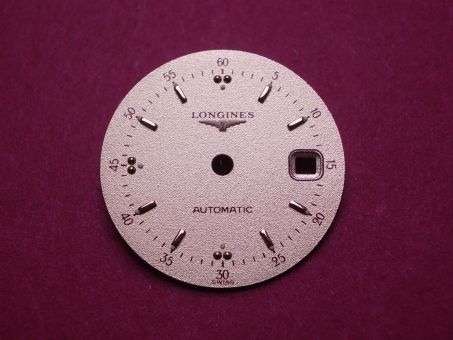 Longines Zifferblatt, Ø 20,0mm, gold mit goldfarbenen Inlays 