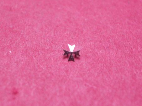 Vacheron Constantin Maltesterkreuz-Indikator für Zifferblätter, silberfarben, NOS (New Old Stock) 