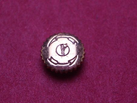 Vacheron Constantin Backwinder Krone, Gold, mit Schraube, gebraucht 