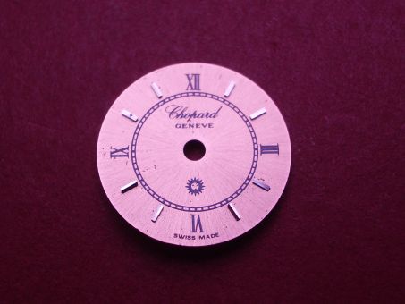 Chopard Zifferblatt, Ø 13,3mm, bronze, leicht beschädigt 