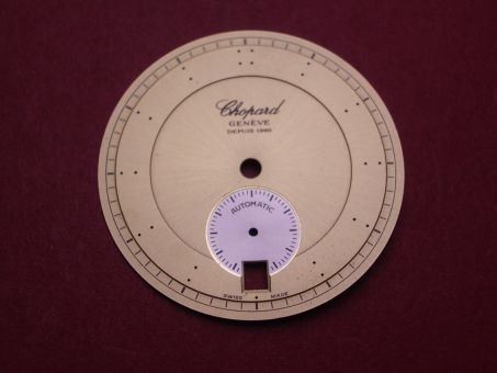 Chopard Zifferblatt, Ø 30,3mm, goldfarben, Inlays fehlen 