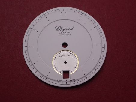 Chopard Zifferblatt, Ø 30,3mm, weiß, Inlays fehlen 