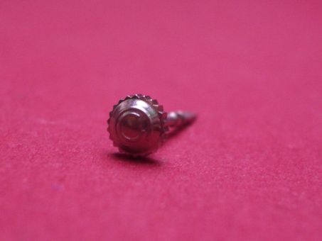 Certina Krone mit Aufzugwelle, Stahl, Ø 4,5mm, Höhe 2,2mm (ohne Welle) 