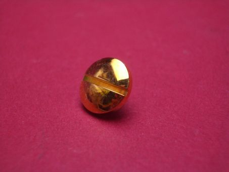 Cartier Schraube, mit Gelbgoldauflage, Ø 9,98mm, Länge 6,6mm 