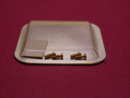 Cartier Schraube, Gelbgold, für Gondole, Ø 1,16mm, Länge 2,81mm 