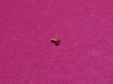 Cartier Schraube, Stahl vergoldet 