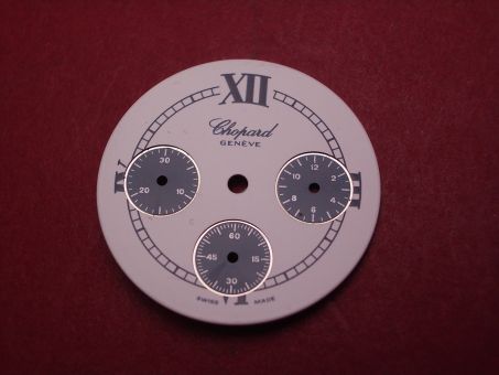 Chopard Zifferblatt, Ø 23,9mm, blau/weiß 
