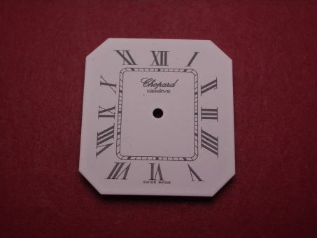Chopard Zifferblatt, 22,0mm x 24,0mm, weiß/schwarz 