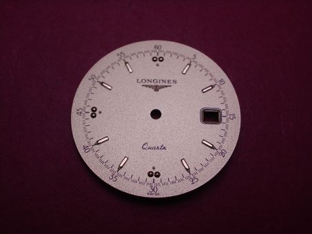 Longines Zifferblatt, Ø 28,0mm, gold mit goldfarbenen Inlays 