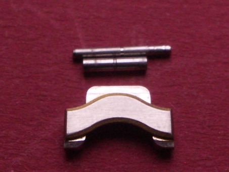 Ebel Sport Armband-Glied Link, 10mm, flach ,Stahl/Gold mit Stift und Hülse 