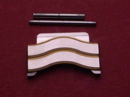 Ebel Sport Armband-Glied Link, 15mm, flach ,Stahl/Gold mit Stift und Hülse 