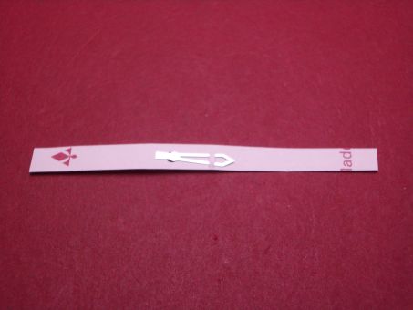 Breitling, Minutenzeiger, Stahl, ca. 13,0mm, ohne Leuchtmasse, Loch-Ø ca. 0,6mm 