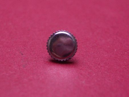 Uhrenkrone, Stahl, Ø 5,9mm, Höhe 3,9mm, Gewinde 1,4 