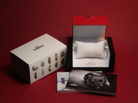 Tissot-Dose Box mit Collection Katalog 2014 als Zubehör 