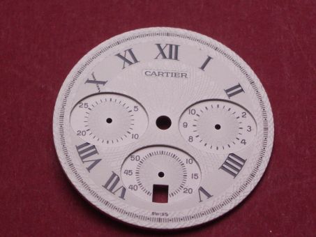 Cartier Pasha 38mm Zifferblatt, Datum bei der 6, für Quarzuhrwerk  Cal 053 