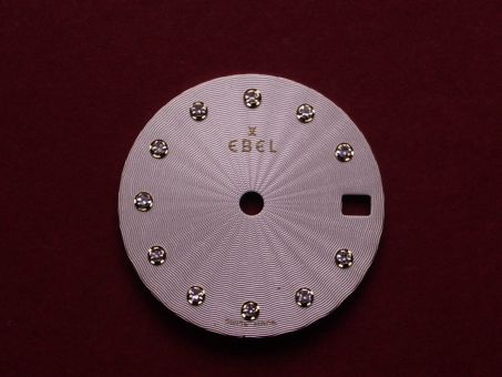 Ebel Sport Zifferblatt mit 11 Diamanten besetzt, Ø 19,5mm, Ref:. 108724 