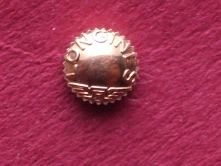 Longines Krone rosé, Ø 3,95mm, Höhe 1,75mm, Gesamthöhe 2,6mm Gewinde 0,9 