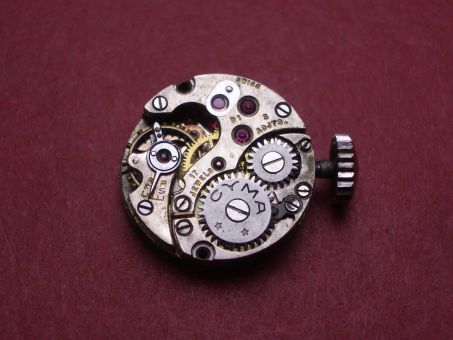 Uhrwerk Felsa Cal. 22, Ø 13,5mm, signiert: CYMA 
