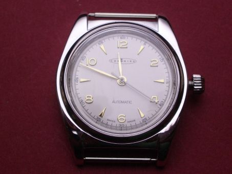 Komplette Uhr, Automatic, ETA Cal. 2824-2, Zentralsekunde, Edelstahl, 17mm Anstoßbreite, verschraubte Krone (wasserdicht) 