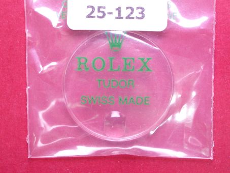 Rolex Kunststoffglas CYCLOP 25-123 Ref.: 7106, 7206, 9010, 9050, 9051, 9061, 9071, 9101, 9111, 9121, 9130 