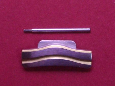 Ebel Armband-Glied Link, Anstoßglied, 20mm breit Stahl/Gold leicht gewölbt 