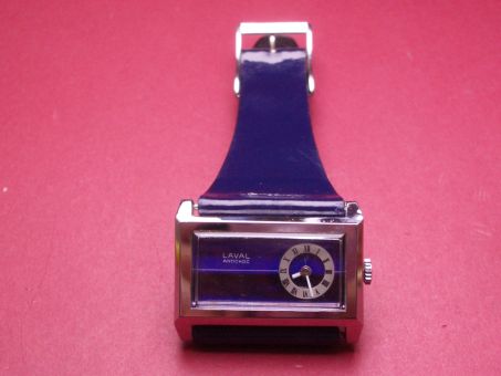 Komplette Uhr, Lava, Model Antichoc, Edelstahl, ca. 21,2mm, x 36,8mm, Quartz 